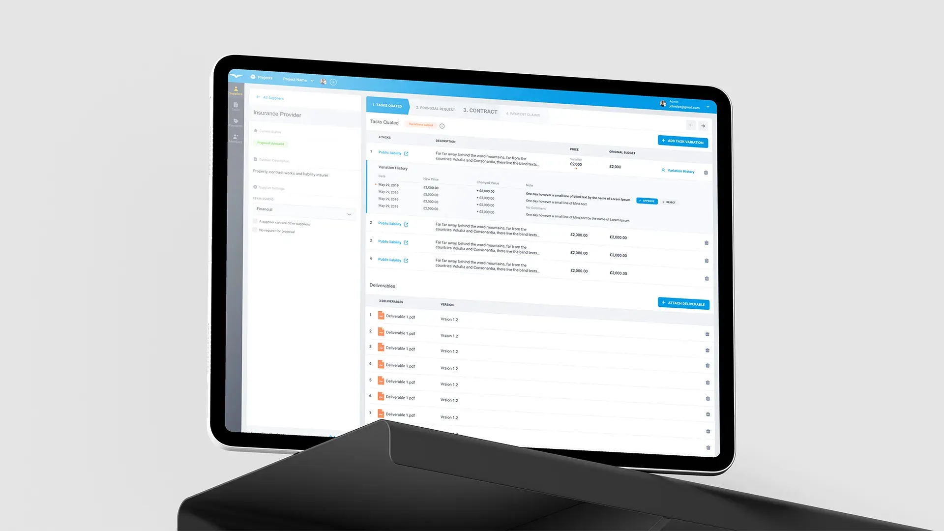 Web Portal for UK Construction Professionals